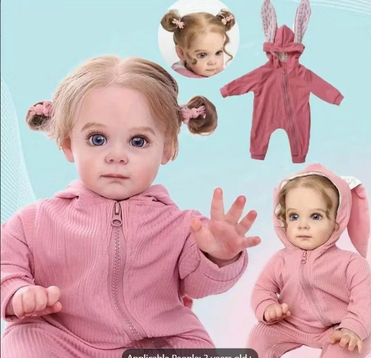 Reborn Baby Dolls Bundle Set of Two - Image 2