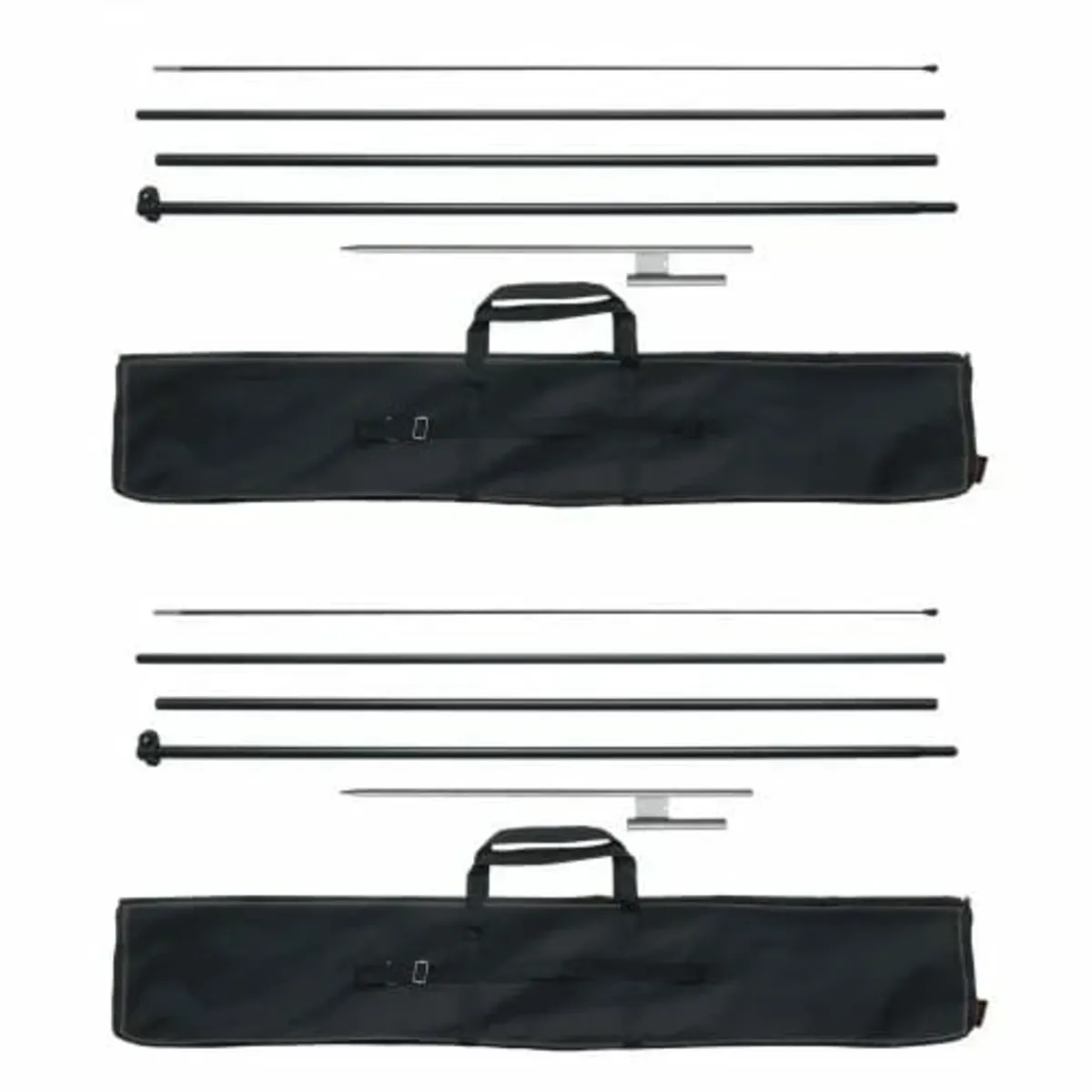 Feather Flag Pole Kit, 2 Packs Swooper Flag Pole 1 - Image 1