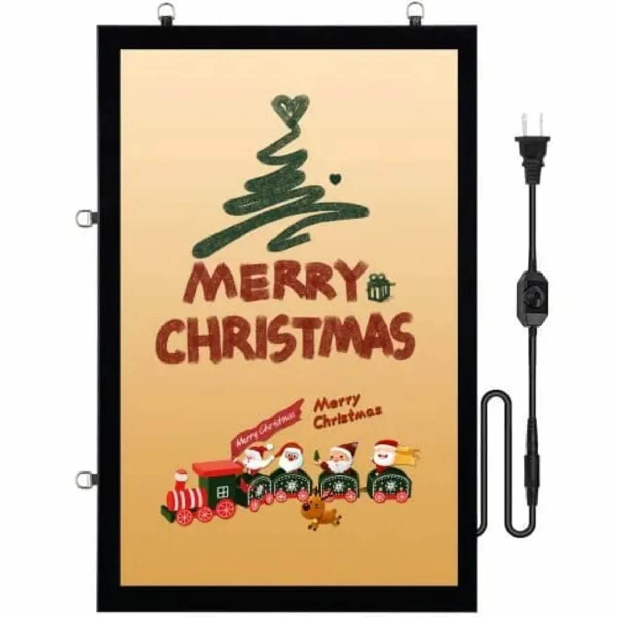 LED Poster Frame in Black, 27" x 40" Picture Frame - Image 1