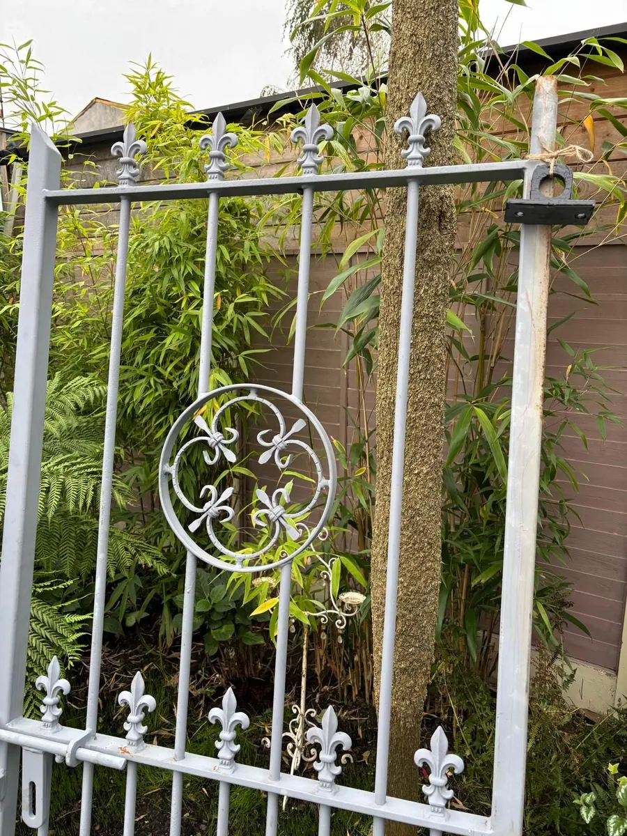 HEAVY-DUTY GARDEN METAL GATE - Image 1