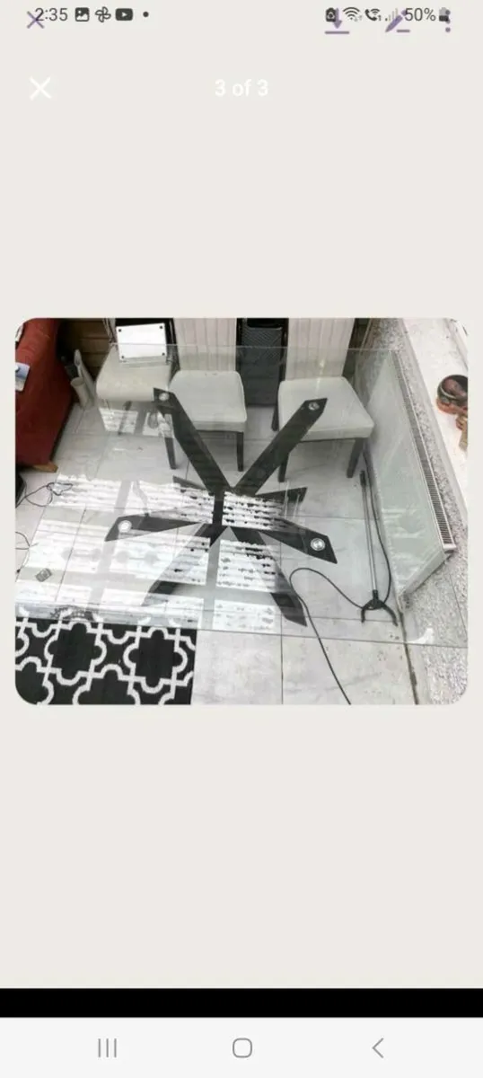 Large glass table - Image 2