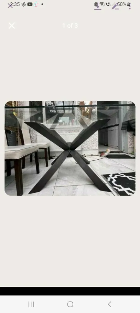 Large glass table - Image 3