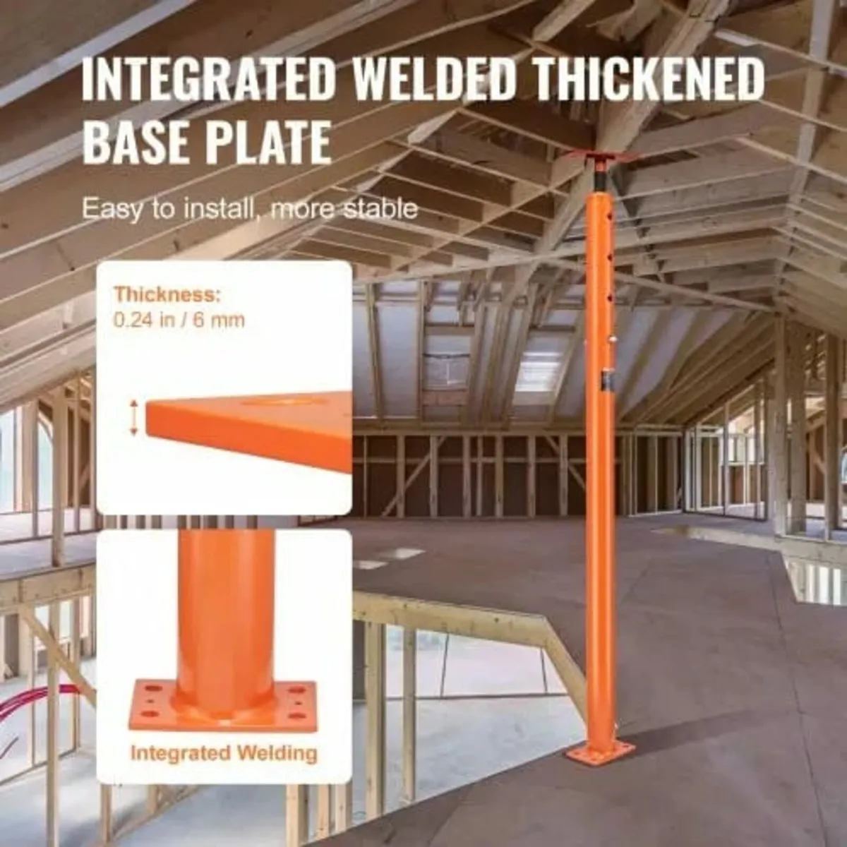 House Floor Jack, 56"-100" Height Range, 18000 lbs - Image 3