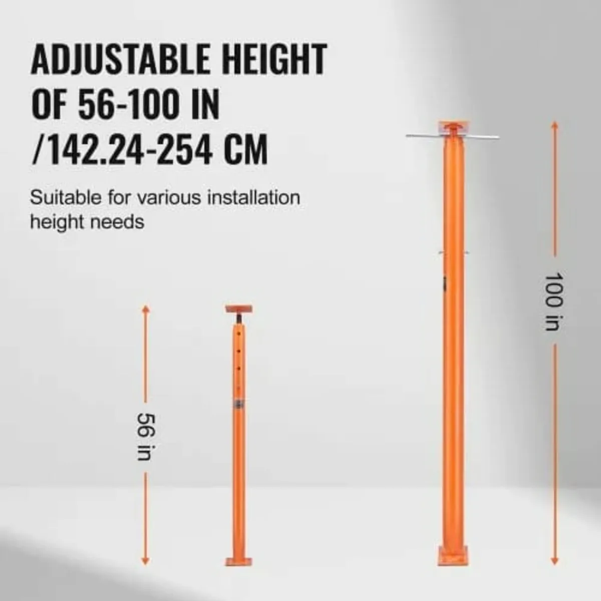 House Floor Jack, 56"-100" Height Range, 18000 lbs - Image 4