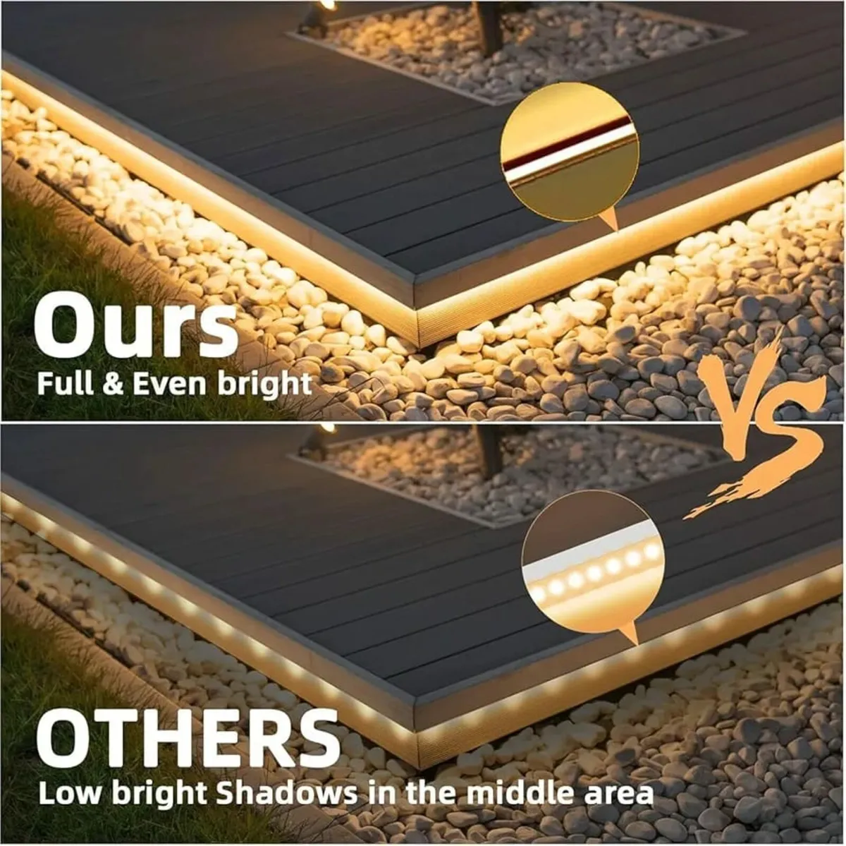 Outdoor LED Strip Light 20M, Waterproof Dimmable N - Image 3