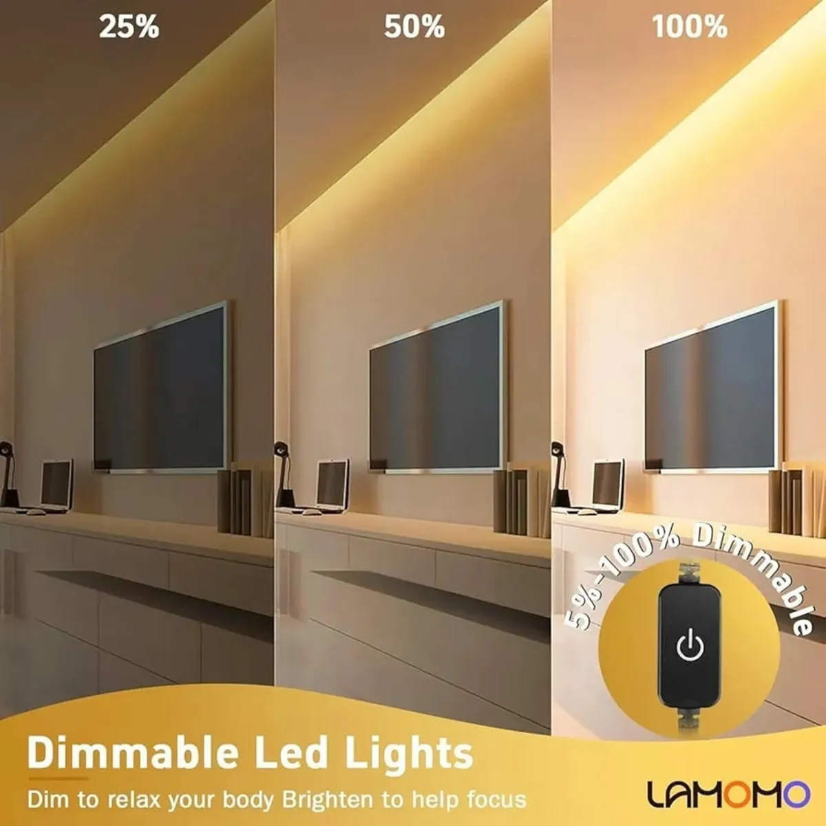 Outdoor LED Strip Light 20M, Waterproof Dimmable N - Image 4