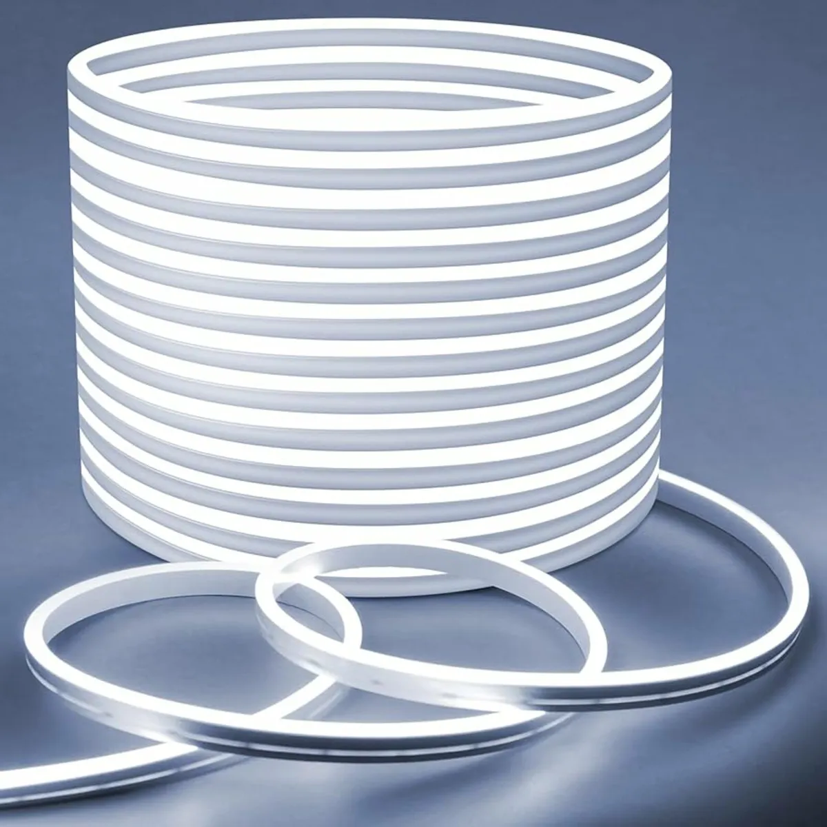 LED Strip Light 20M, White Dimmable Neon Light Str - Image 1
