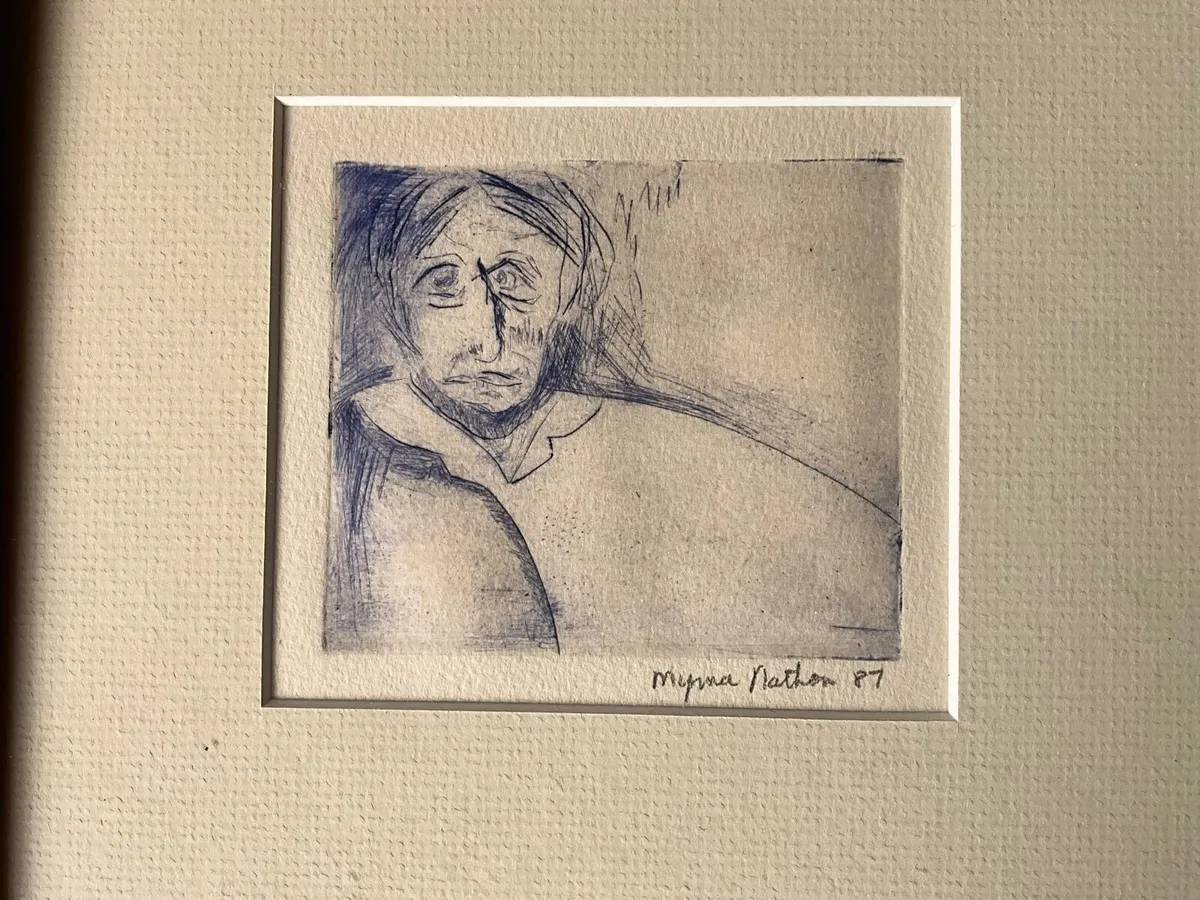 Unknown Artist - Sketch of Old Woman - Image 4