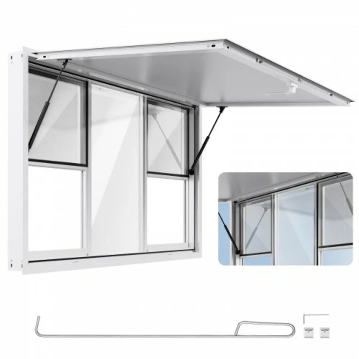 Concession Window 152x92 cm, Aluminum Alloy Servic - Image 1