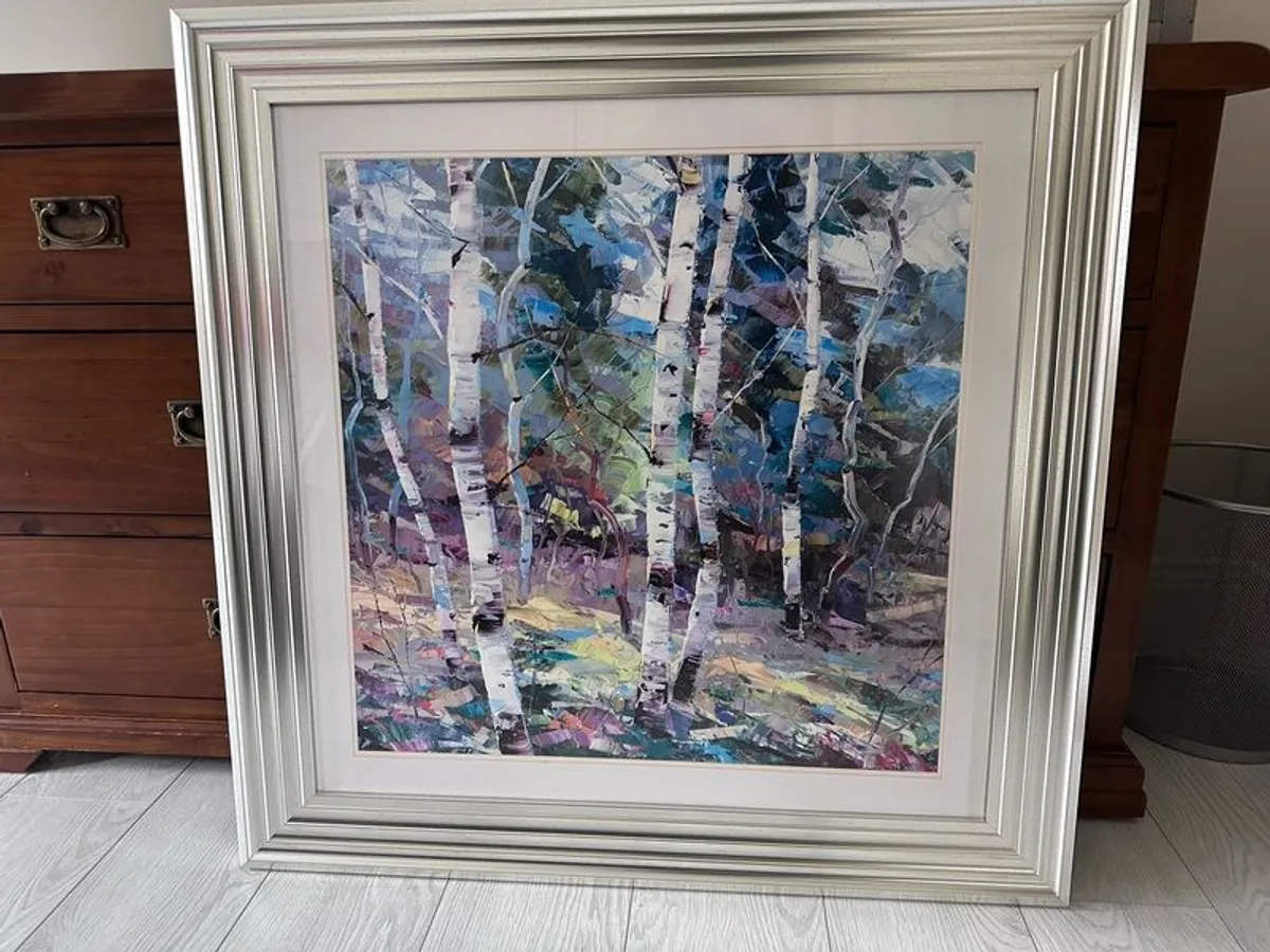 Silver Framed print - Image 2