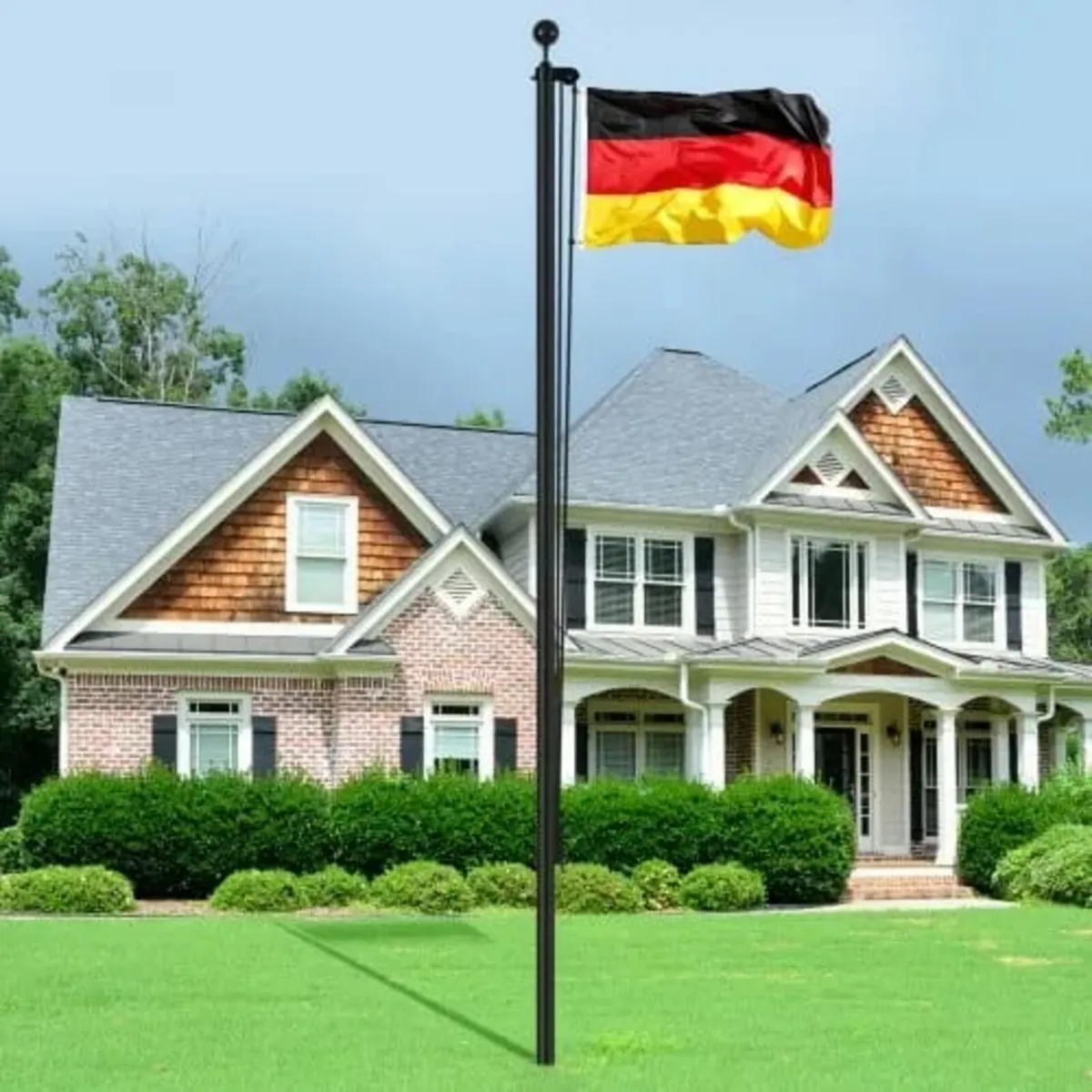 20FT Detachable Flagpole Kit, Heavy Duty Aluminum - Image 2