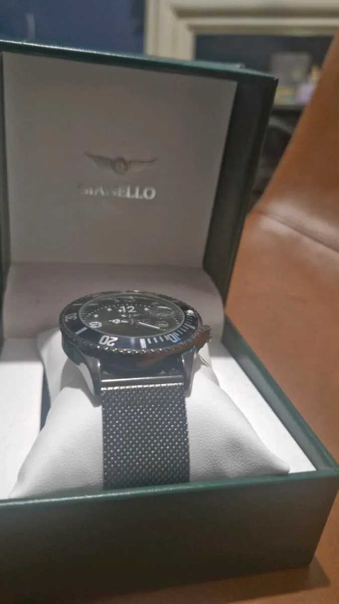 Gianello Men's Bond Dial Multi Function Mesh Diver - Image 3