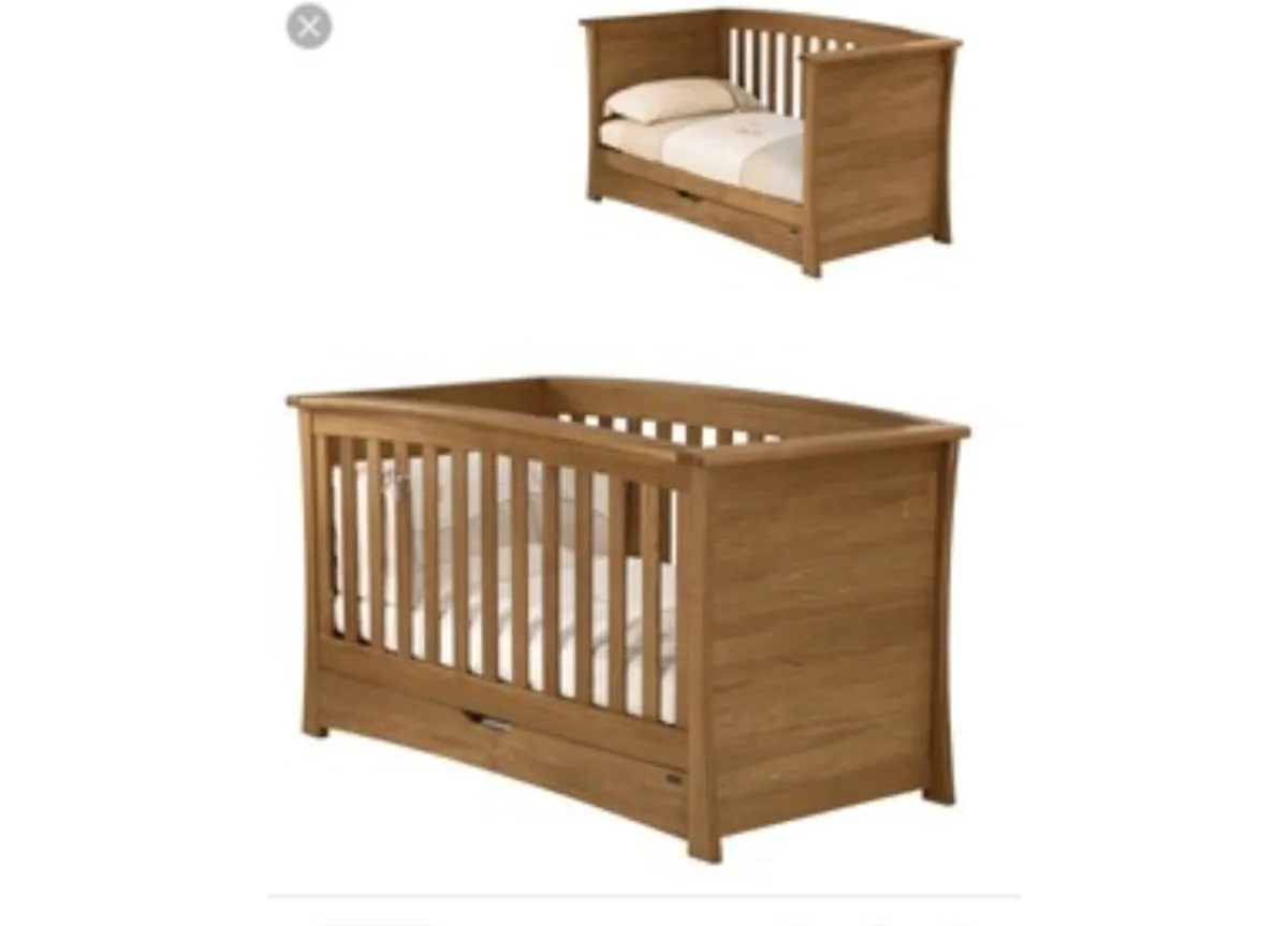 Mamas and Papas oak cod bed - Image 4