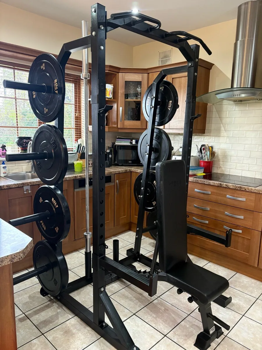 GREAT GYM PRO WEIGHTLIFTING RACK SET UP!!! - Image 4