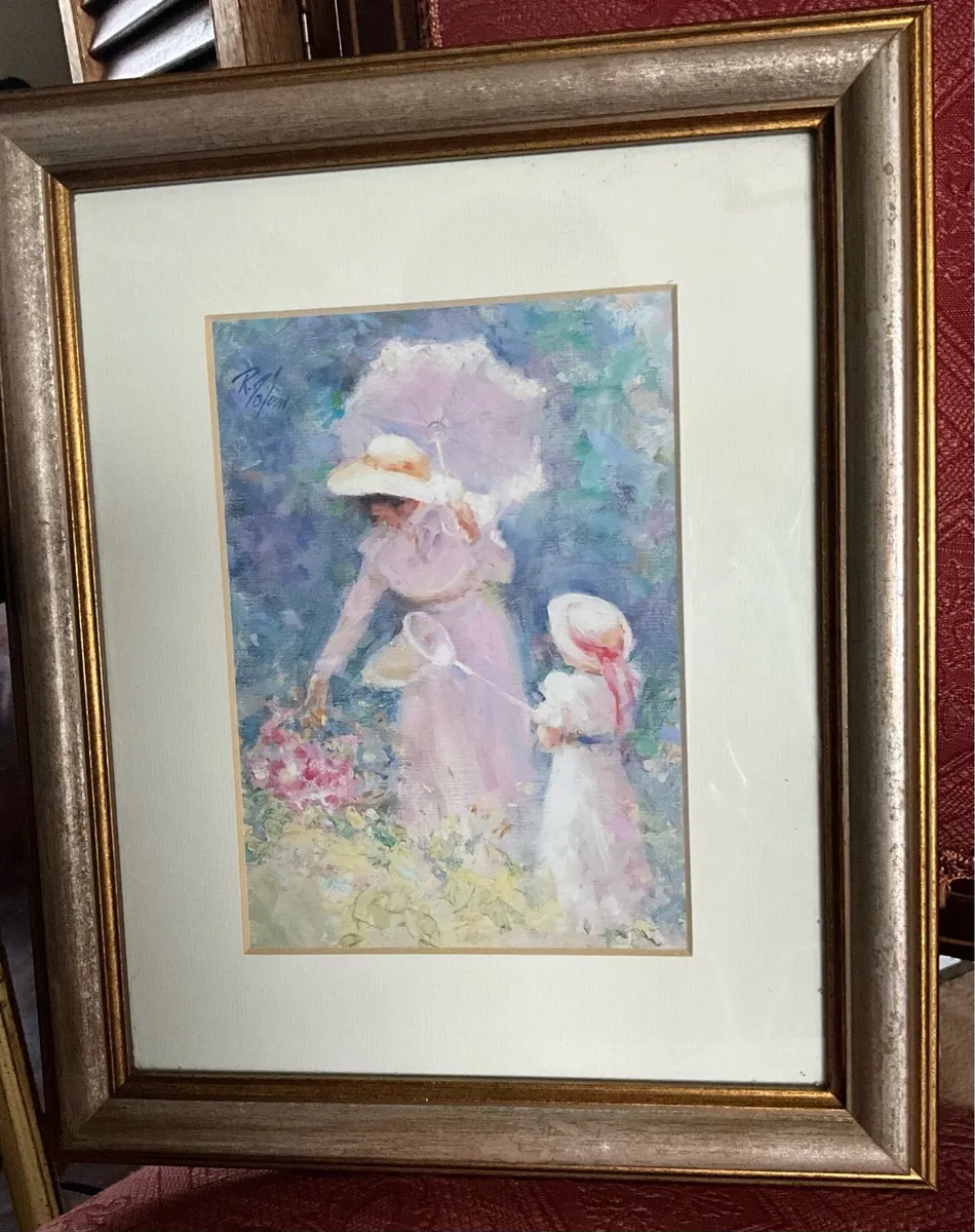 Rare R. TOLAN.  Signed Print - Image 3