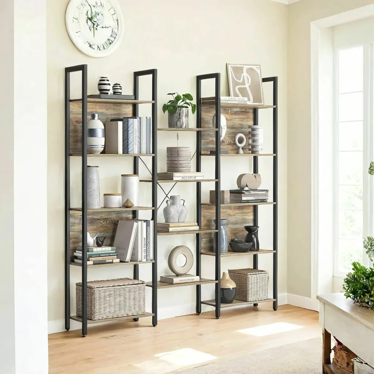 Bookcase, Floor Standing Book shelf with 14 Shelve - Image 1