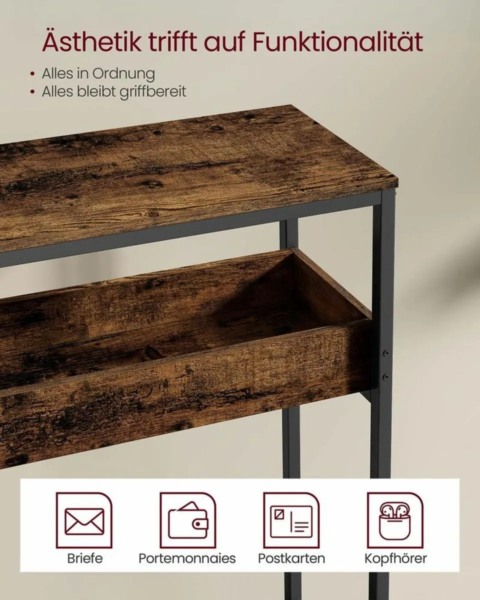 Console table Vintage Brown - Image 2