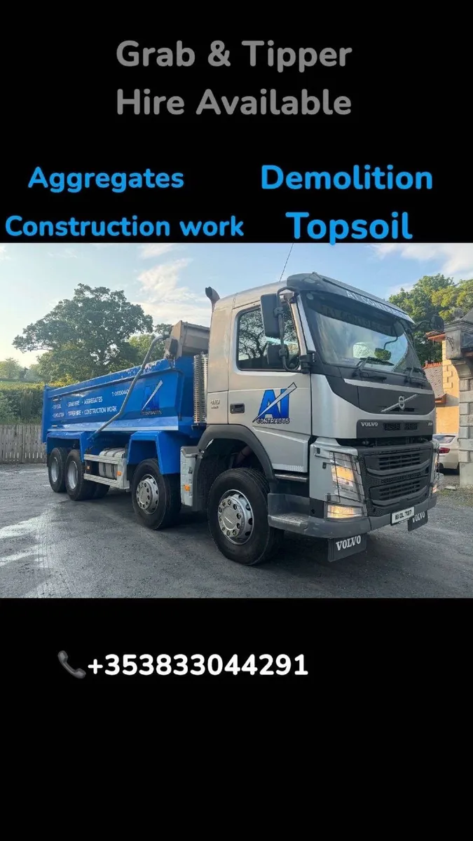 Grab hire and tipper hire - Image 1