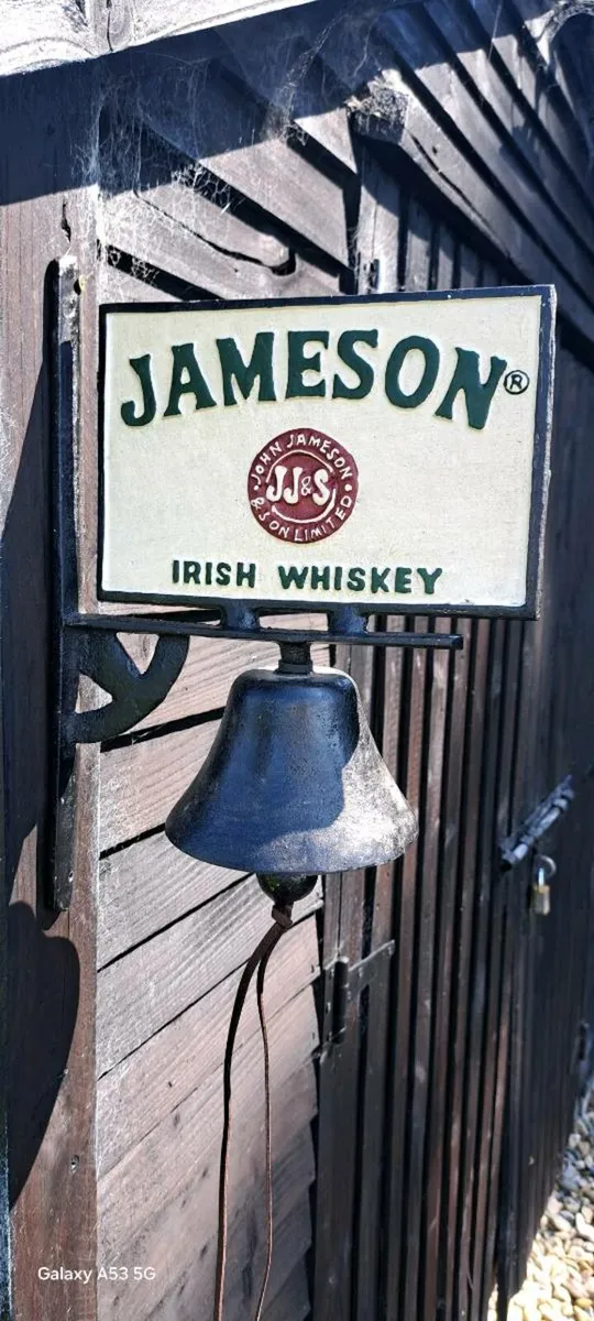 Jameson cast iron bell - Image 1