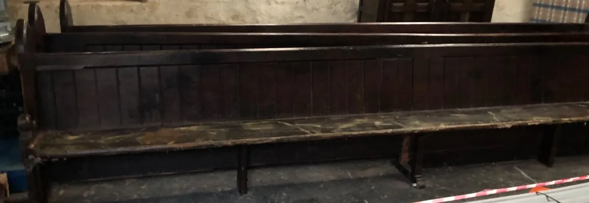 Church pew - almost 15’ long - Image 2