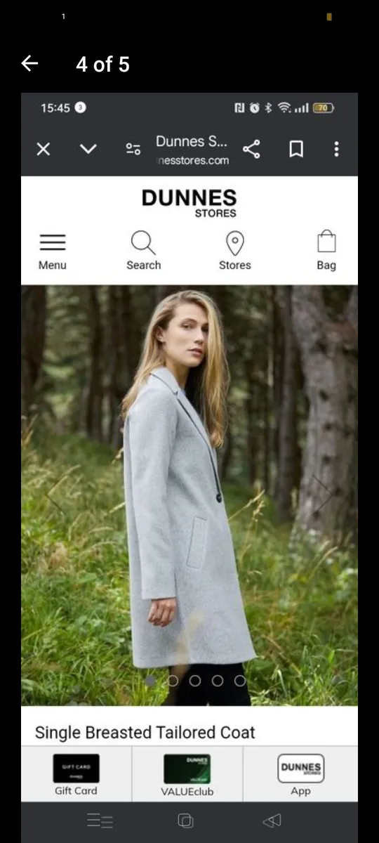 Ladies new coat size 10 - Image 1
