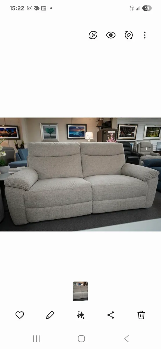 Brand new vera 3 seater recliner couch reduced