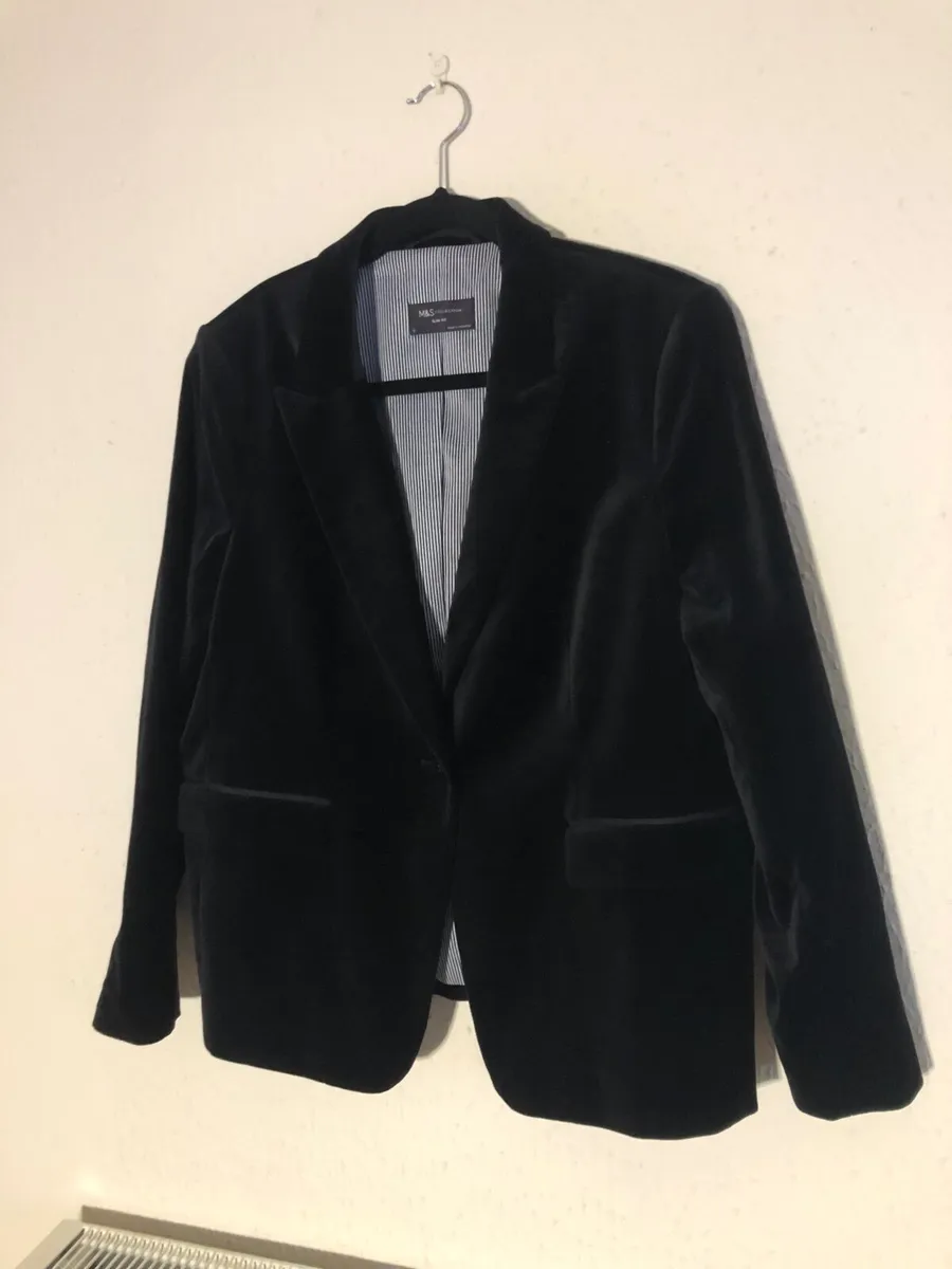Black Velvet Jacket - Image 1