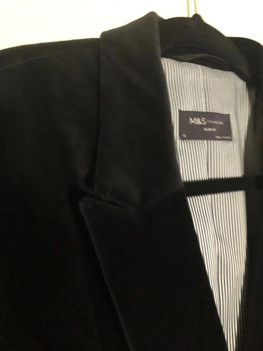 Black Velvet Jacket - Image 2