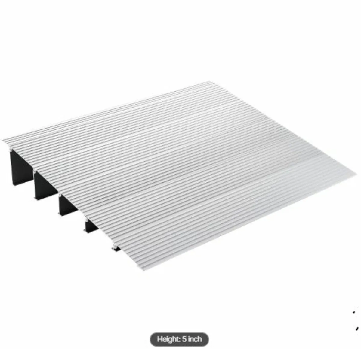 Door Threshold Ramp, 5"Rise,800 lbs Load Capacity - Image 1