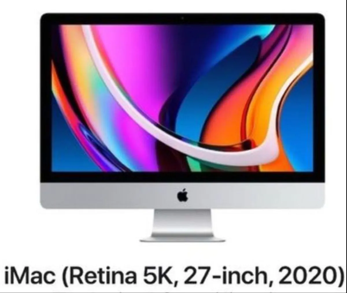 Apple iMac 27" Retina 5K, 2020 - Image 1