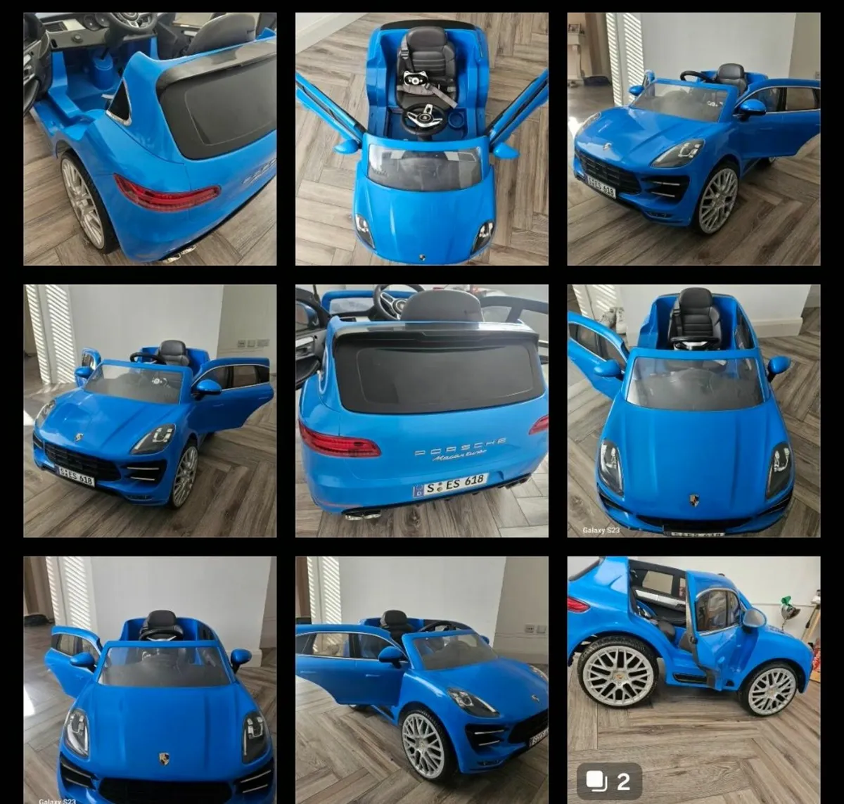 Ride on electric remote control car
