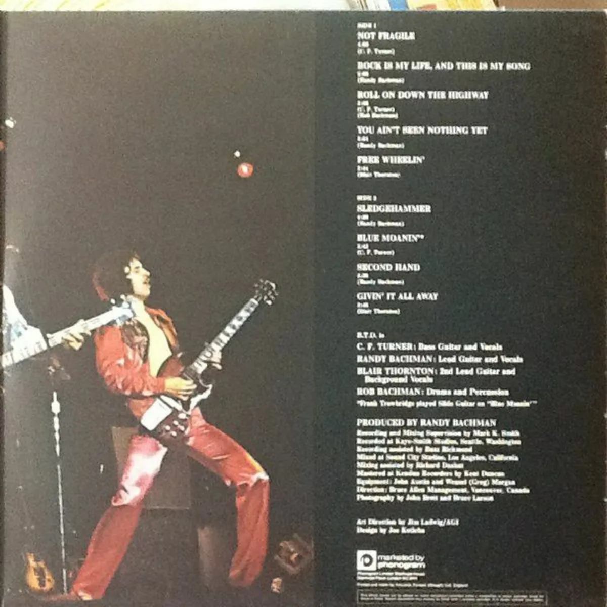 Bachman-Turner Overdrive – Not Fragile - Image 3