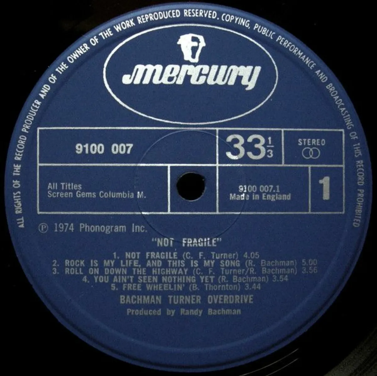 Bachman-Turner Overdrive – Not Fragile - Image 4