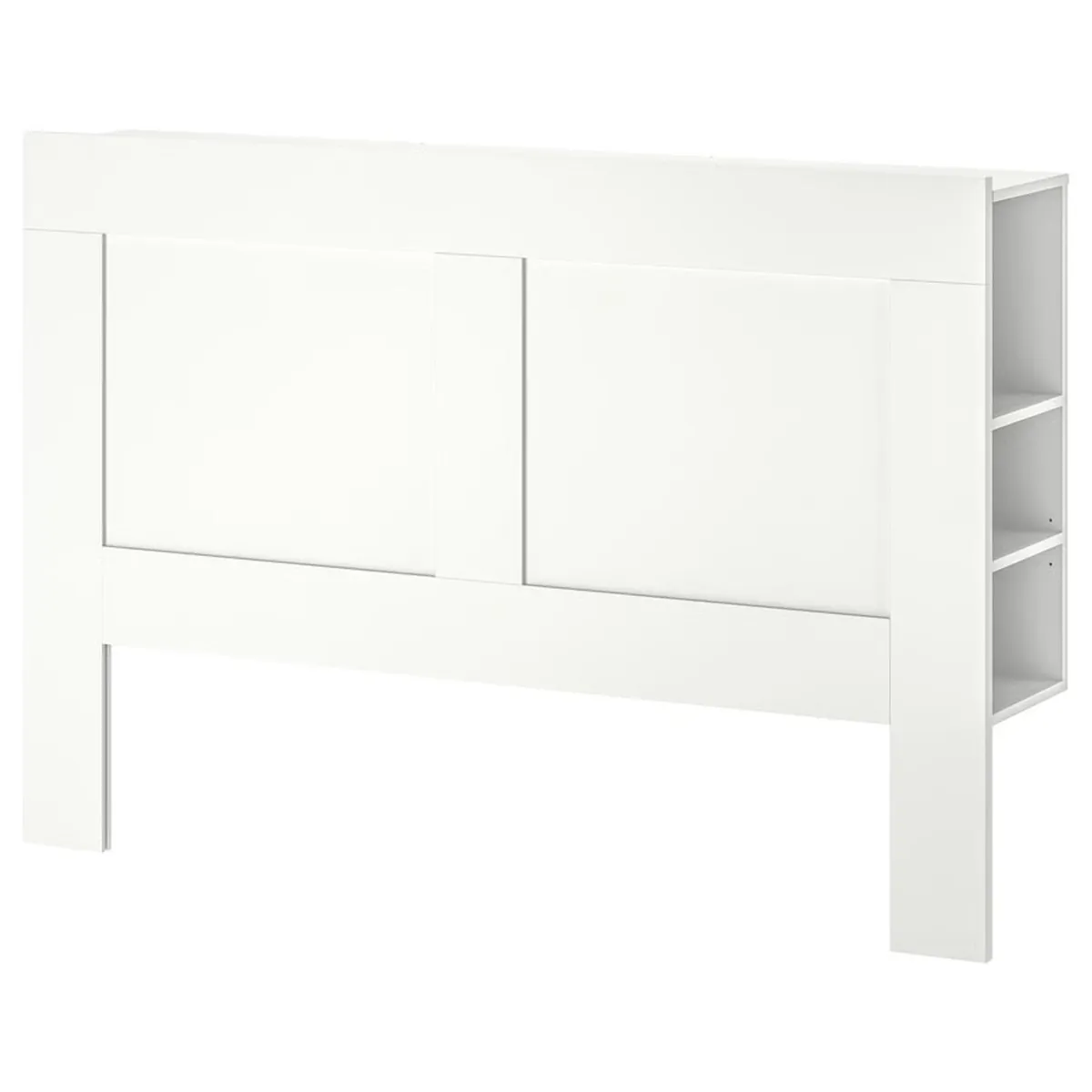 IKEA bed headboard with storage, perfect condition - Image 1