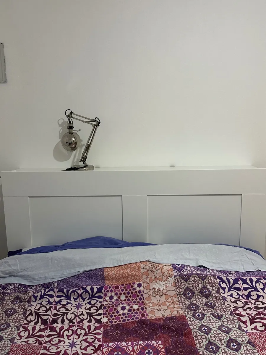 IKEA bed headboard with storage, perfect condition - Image 4