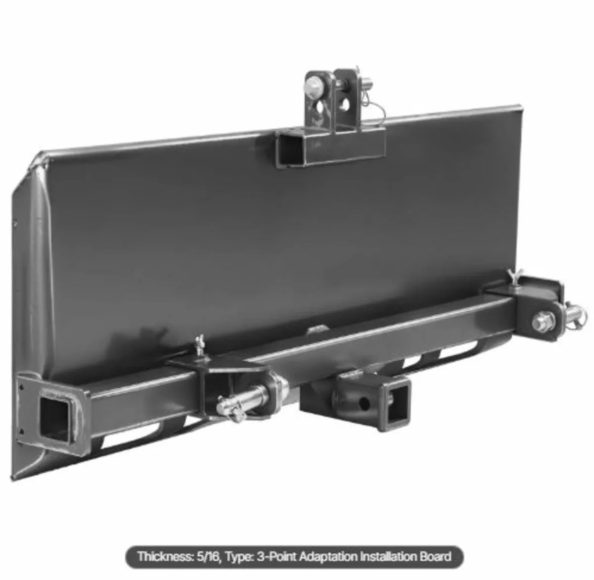 Universal 3-point Skid Steer Plate, 5/16" Skid - Image 1