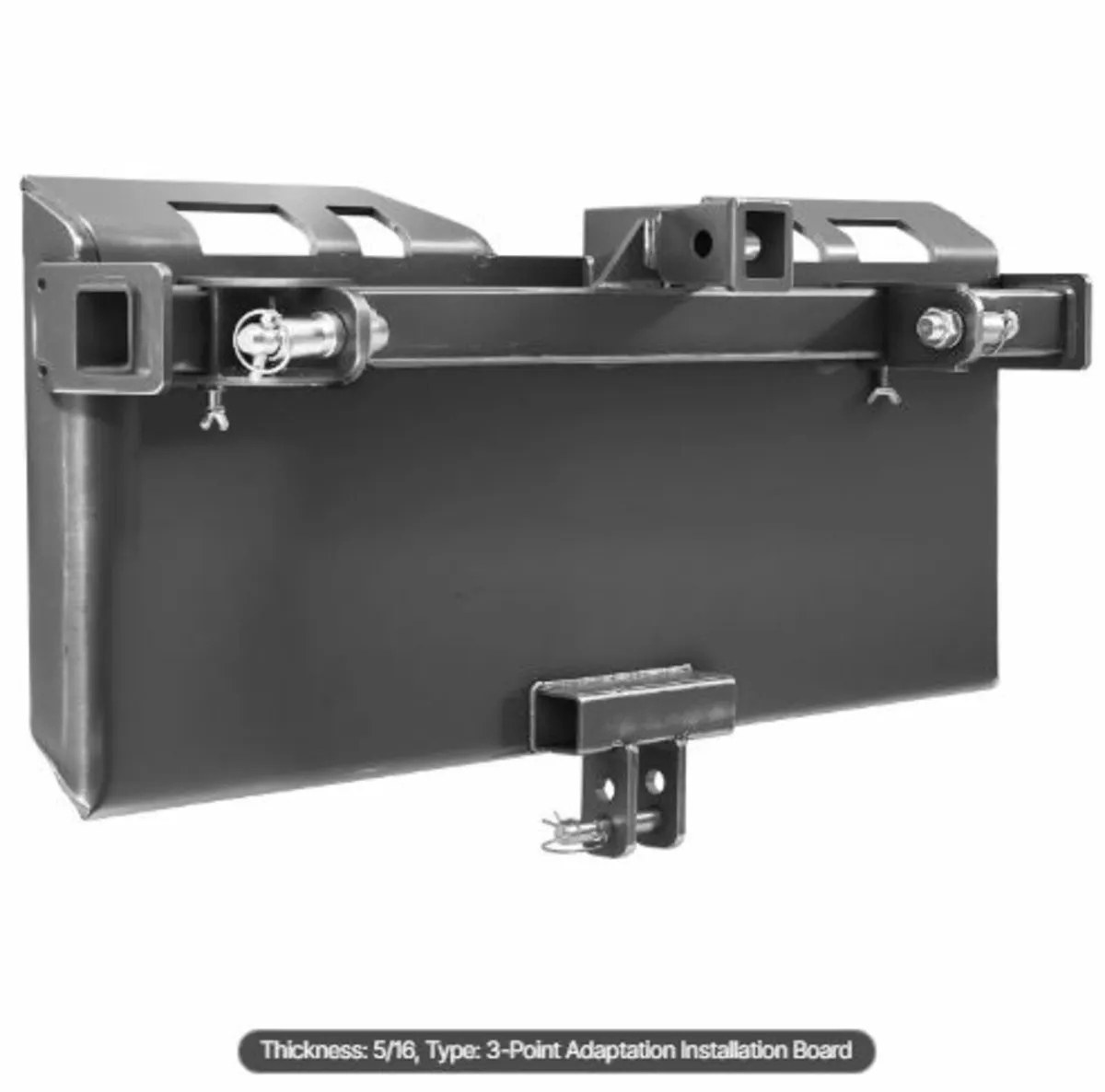 Universal 3-point Skid Steer Plate, 5/16" Skid - Image 4