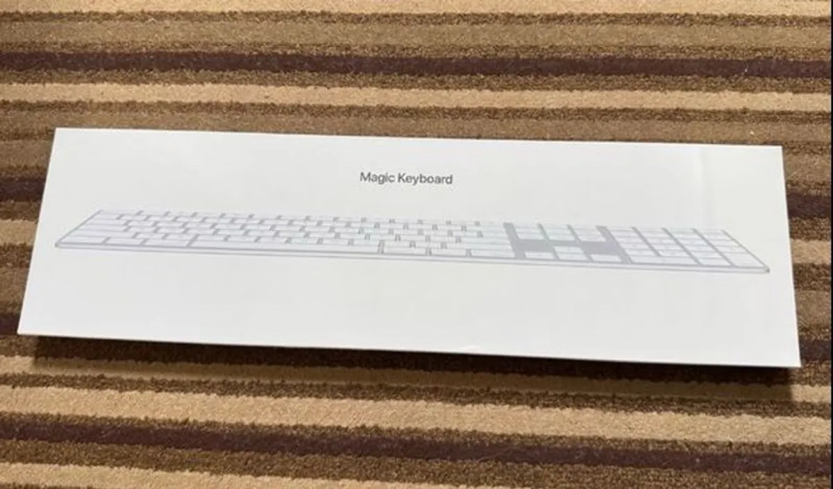 Genuine Apple Magic Keyboard with Numeric Keypad English, A1843 - Image 1