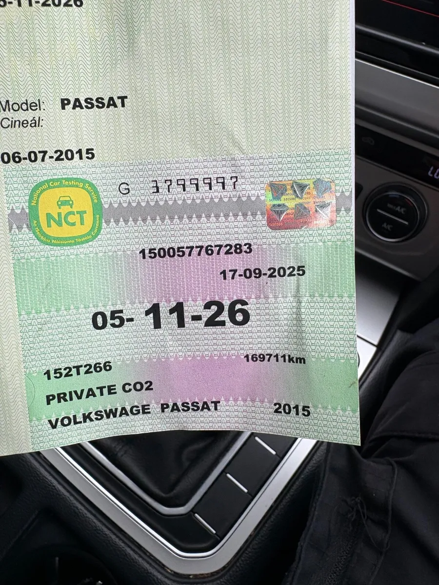 Volkswagen Passa 2015 NEW NCT 169km only - Image 2