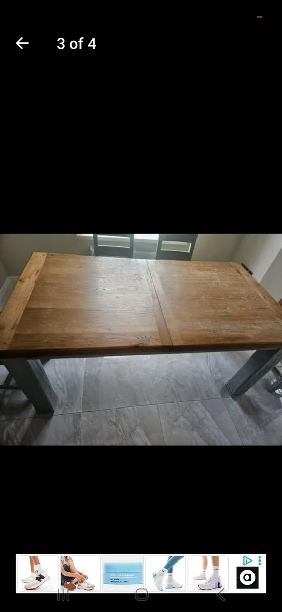Extending dining table and chairs - Image 2