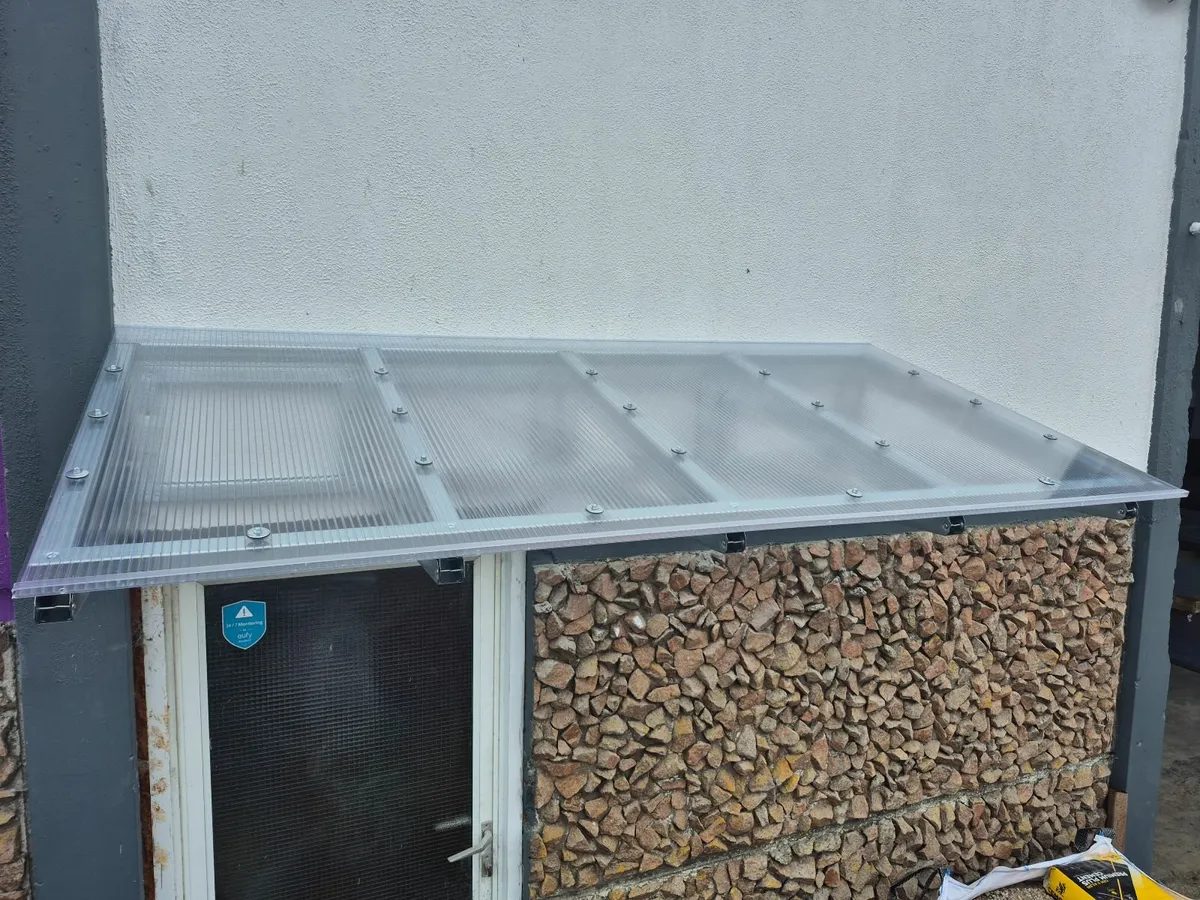 Door Canopy 2.1m x 0.9m 10mm Polycarbonate - Image 4