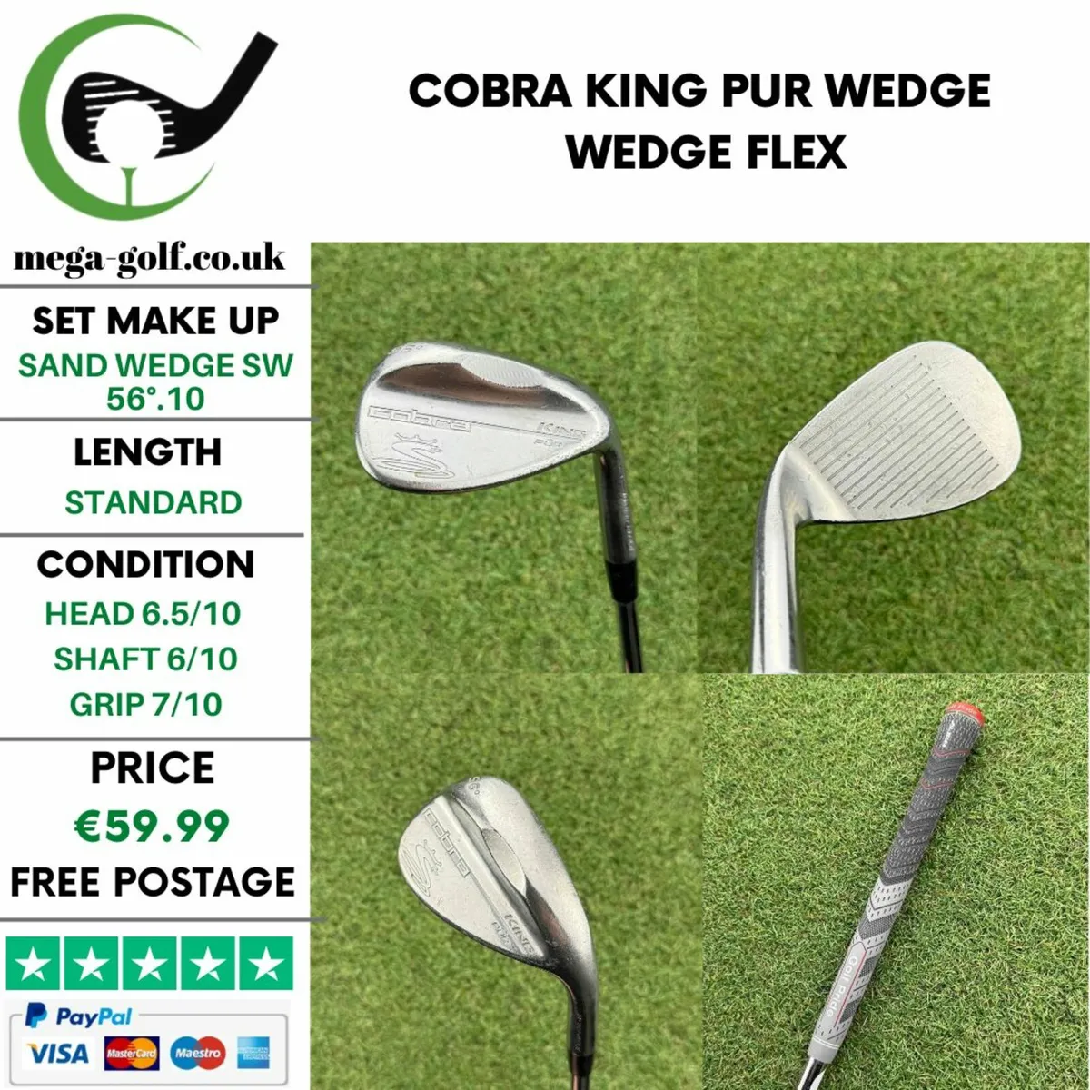 Cobra King Pur Wedge Sw 56°.10 / Wedge Flex - Image 1