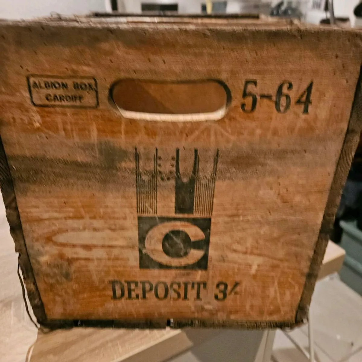 Vintage wooden corona crate - Image 2