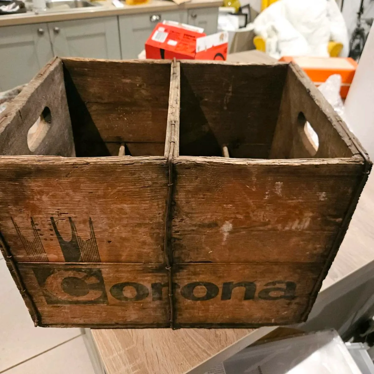 Vintage wooden corona crate - Image 3