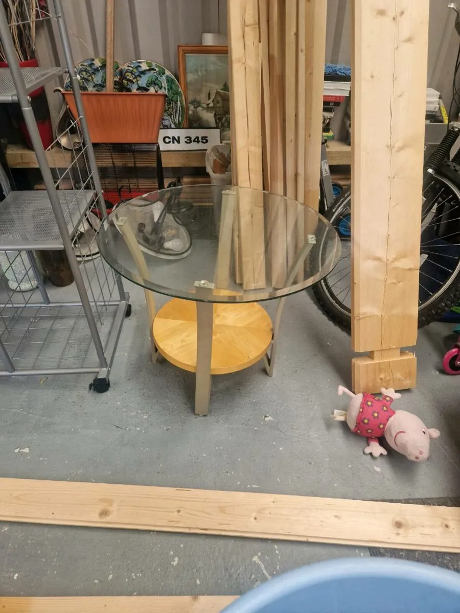 Small glass table