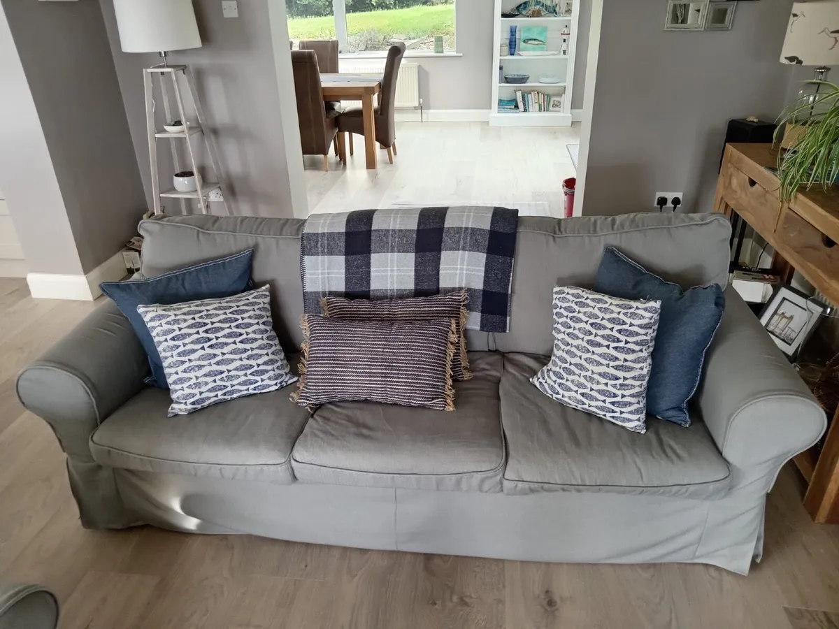 IKEA Ektrop 3 seater Sofa and 2 armchairs - Image 2