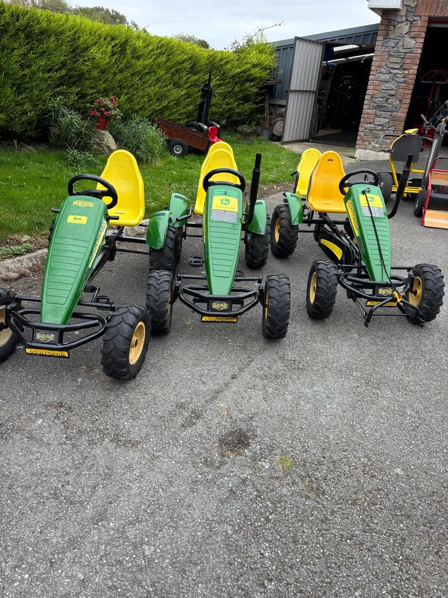 Berg John Deere Traxx go carts - Image 1