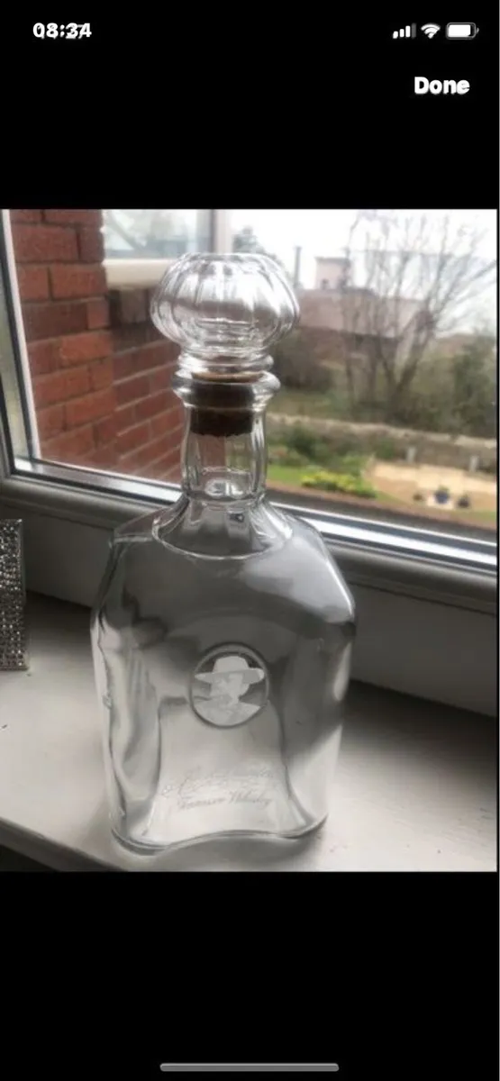 Rare Jack Daniel’s 125th Anniversary Crystal Decan - Image 1