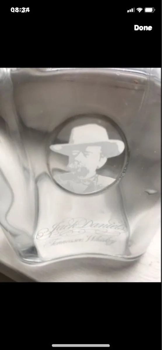 Rare Jack Daniel’s 125th Anniversary Crystal Decan - Image 2