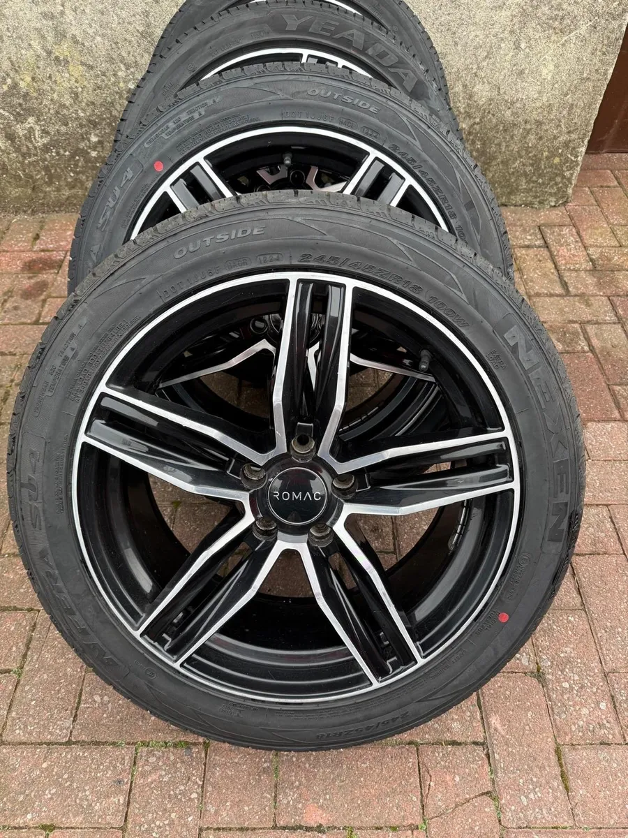 Toyota Avensis Alloy Wheels & Tyres 245/45 R18 - Image 2
